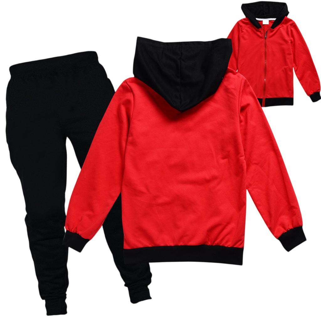 Flickors 2-delars set, Färgjacka & Byxor