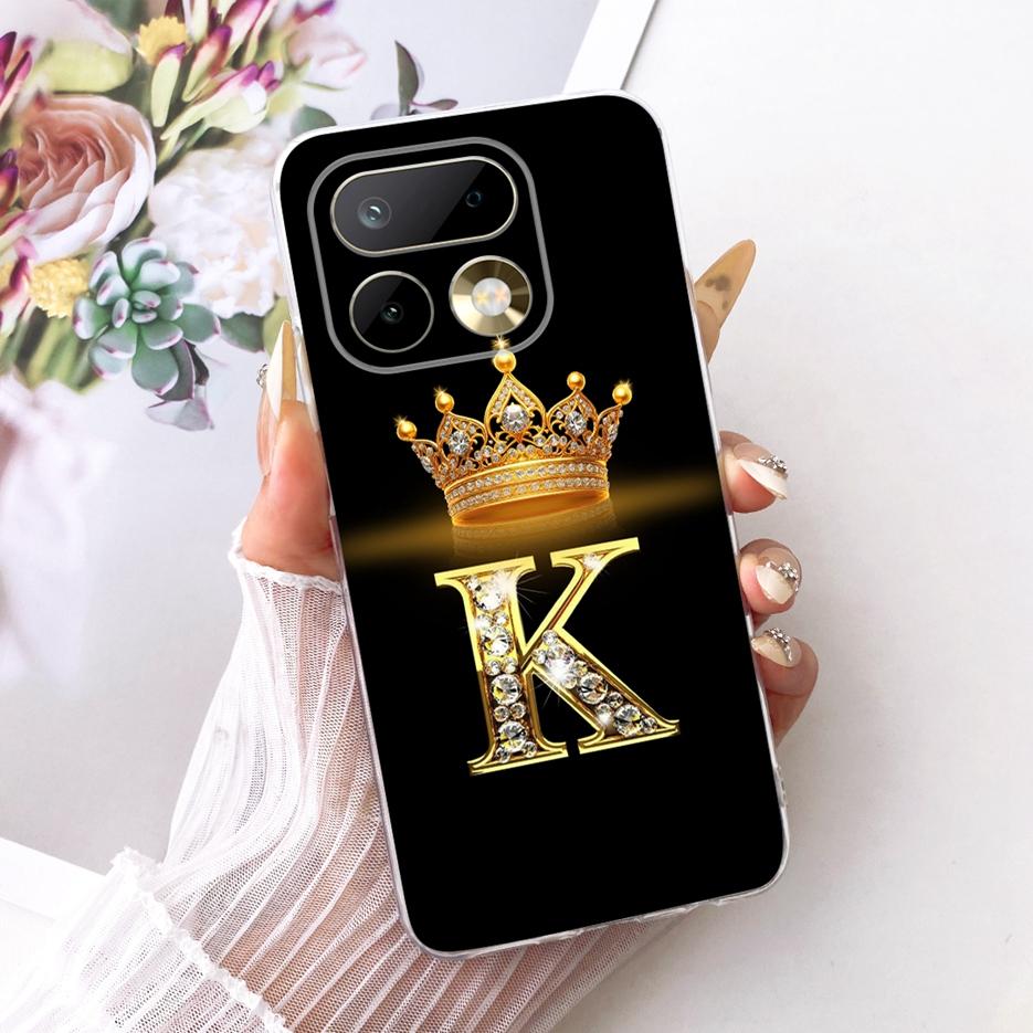 For Realme 16 Pro Case RMX5121 RMX5120 Luxury Crown Letters Cover Soft Slim Phone Case For Realme 16 Pro Plus Realme16 Pro+ Bags
