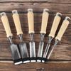 6Pcs Wood Chisel Set for Woodworking CRVSteel with Wood Handle In Wooden Presentation Box