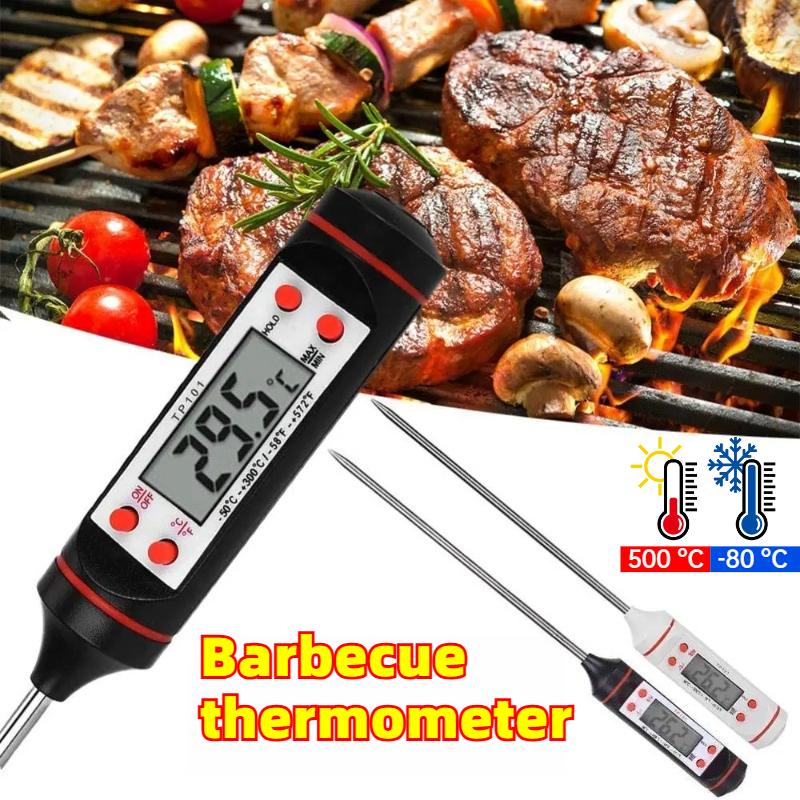 Digital Meat Thermometer Cooking Food Kitchen BBQ Probe Water Milk Oil Liquid Oven Digital Temperaure Sensor Meter TP101