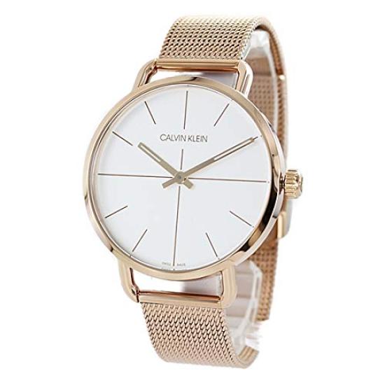 Stainless Steel Bracelet Rose with Portable Watch [Calvin Klein] Men s Watch, Gold, Case, K7B21626-dc [Used]