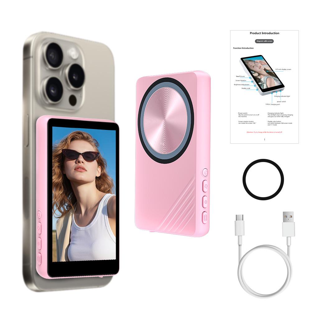 Wireless Magnetic Screen Phone Projector with Remote Photography & Monitoring