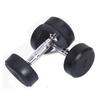 TEZEWA Rubber Coated Dumbbell Set