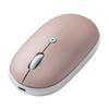 Sanwa Direct Bluetooth Fast Pink Mouse, Slim, Quiet, Rechargeable, Type-C, Charging, Multi-Pairing, Lightweight, Portable, (400-MABT178PN)