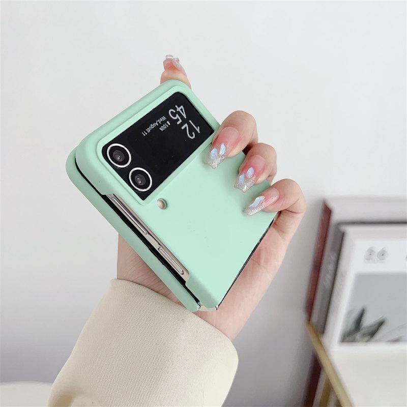 Luxuriöse faltbare Handyhülle mit Hauterkennung, magnetisch, kabelloses Laden für Huawei, Samsung, OPPO VIVO, Xiaomi, faltbare Handyhülle