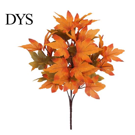 Non Fading Silk Plants Artificial Maple Leaves, Faux Hanging Plant for Home Decor, Realistic Cascading Indoor Floral Arrangements Leaves Wall Wedding