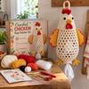Handmade Crochet Animal Bag Holder Kit DIY Yarn Craft Wall Hanging Plastic Bag Dispenser Animal Shaped Cute Stylish
