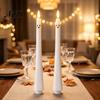 Unique Holiday Interior Lighting Christmas Candle Light, 3D Printed Santa Snowman Tree Light with Remote Decor Control, LED Ghost Flameless