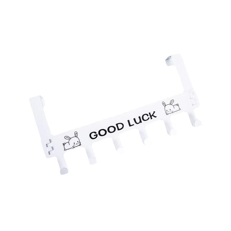 Bedroom Hanger, Clothes Hanger, Clothes Storage Rack, Clothes Hanger, Door-mounted Hook, No-drilling Hanging Rack белый