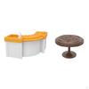 Cute Dollhouse Furniture Set 1/12 Accessories Assemble Miniature Model Parent Child Interaction