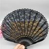 Handmade Japanese Folding Fan High-end Dance Fan Cute Lace Shell Fan  Women
