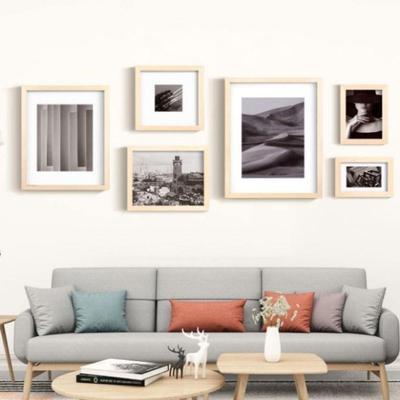 Creartiver Bilderrahmen Mehrere Größen Holz Foto Halter Leerer Tonrahmen Kinderhandwerk