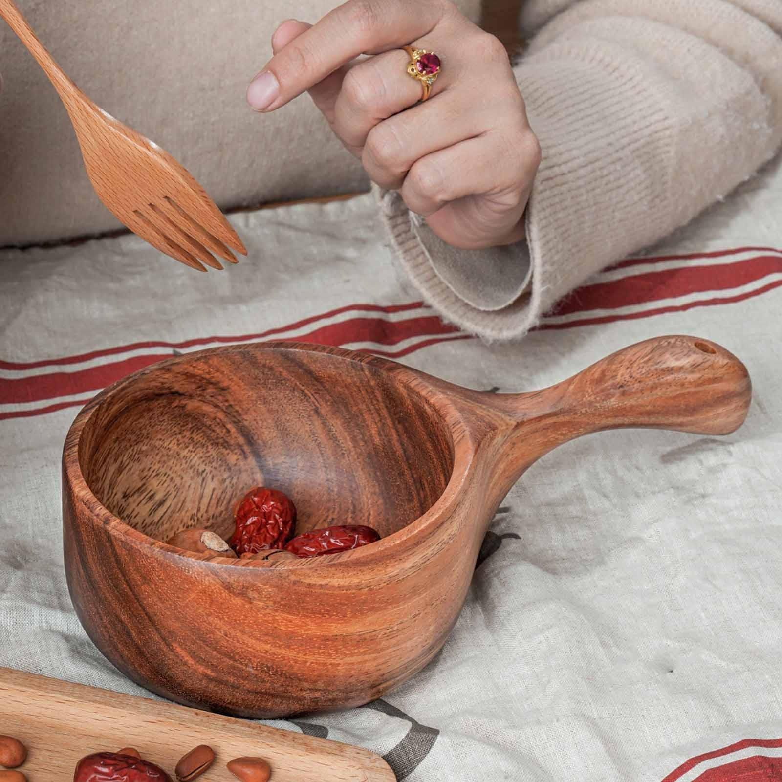 Wooden Sauna Ladle,Water Dipper,Household Use Comfortable Handle SPA Spoon Bath Water for Gardening