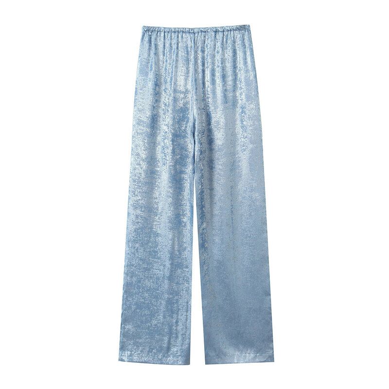 Fashion Style 2024 Summer New Women's Clothing High Waist Slimming All-Matching Casual Wide-Leg Trousers 8741038 406