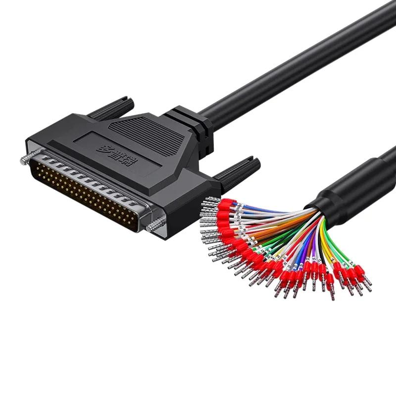 DB62 3 Rows Terminal Wire with Number HDB62 Male Female Serial Cable 62Pin Double Shield Single Head with Cable Connector