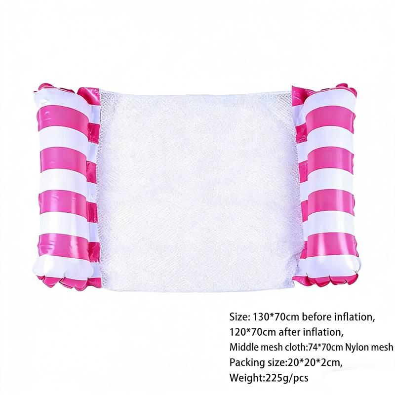 Inflatable Floating Water Hammock Foldable Lounger Portable Floating Bed Floating Row For Pool Beach