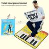 Nočník Piano Toaleta Elektronická klávesnice Umělecké piano Zvukový koberec Přenosná podlahová rohož Klávesnice Zvukový koberec na klepání špičkami prstů