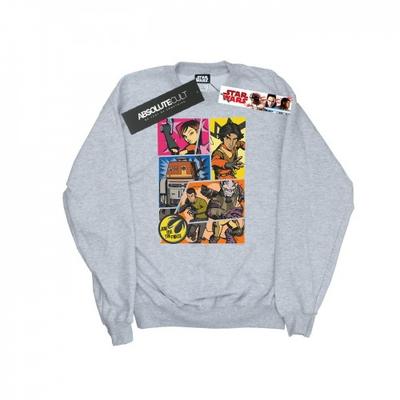 Mens Rebels Comic Strip Sweatshirt