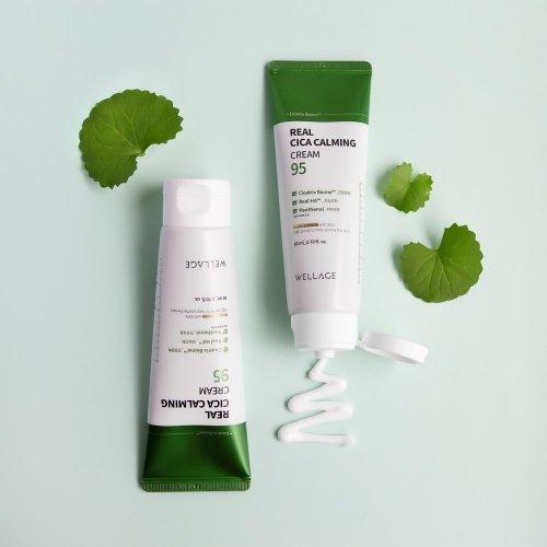 Wellage Real Cica Calming 95 Cream 50ml