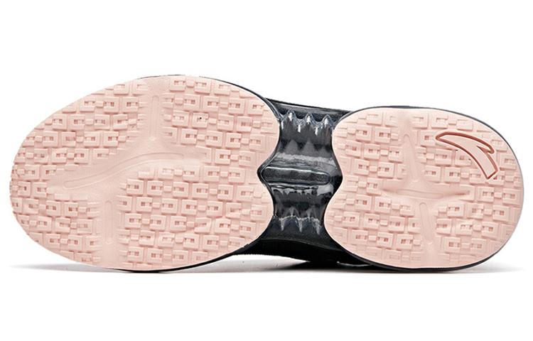 Women's Sneakers Anta Full Length Air Cushion Low Top Running Shoes Women's Black Pink