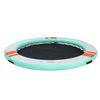 Inflatable Floating Dock, 3.66 M Round Inflatable Dock Platform, Non-Slip Water Air Mat with Portable Carrying Bag and Detachable Ladder, Floating