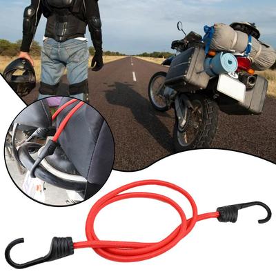 Motorcycle Luggage Rack Elastic Strap Adjustable Lashing Rope Luggage Fixing Accessories Motorcycle Elastic Belt Cargo S9Y3