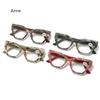 Reading Glasses Spring Hinge Classic Print Flower Frame Men and Women HD Reader Eyeglasses Diopter +1.0+2.0+3.0+4.0 Óculos