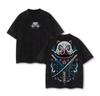 Demon Slayer Vintage Washed T-shirt for Men and Womenshort-sleeved Top