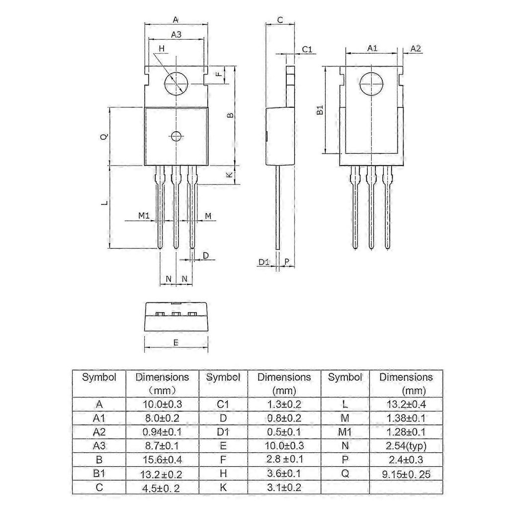 10 Τεμάχια IRLZ44N IRLZ44 IRLZ44NPBF Τρανζίστορ MOSFET Κανάλι-Ν 47A 55V 47 Αμπέρ 55 Βολτ Power MOSFET Transistor TO-220 25-26