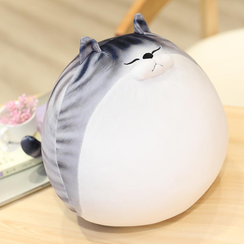Schattige Dikke Katten Pluche Speelgoed Gevuld Dier Katten Poppen Zacht Kussen Stoelkussen Cadeau Voor Kinderen Meisjes Baby 30cm