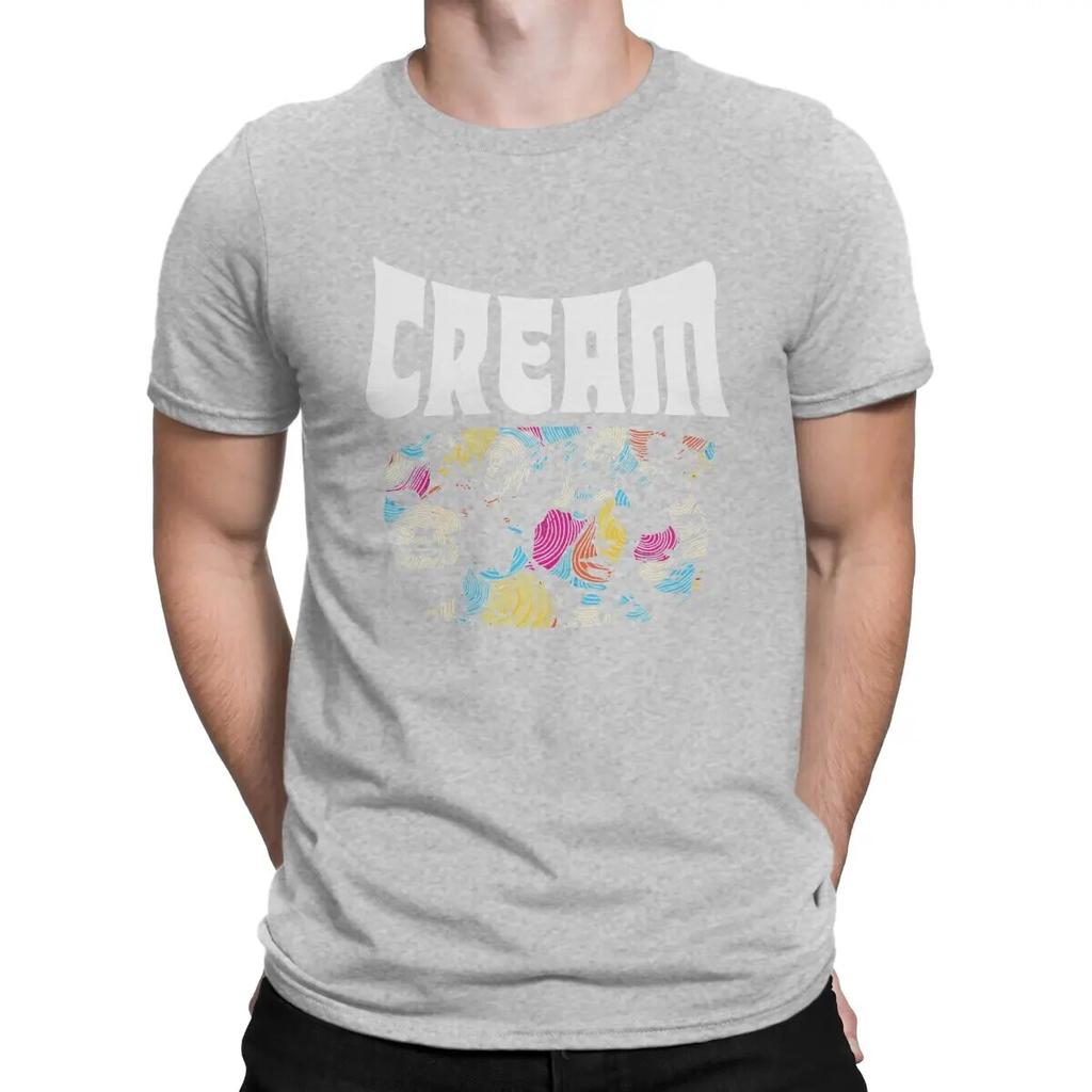 One Of The Earliest Super Rock Bands Unisex TShirt Cream O Neck Tops Fabric T Shirt Humor Top Quality Gift Idea