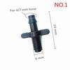 4mm Barbed Straight connector Hose Quick Connectors Irrigation Plumbing Pipe Fittings Nozzle Adapter 20 Pcs