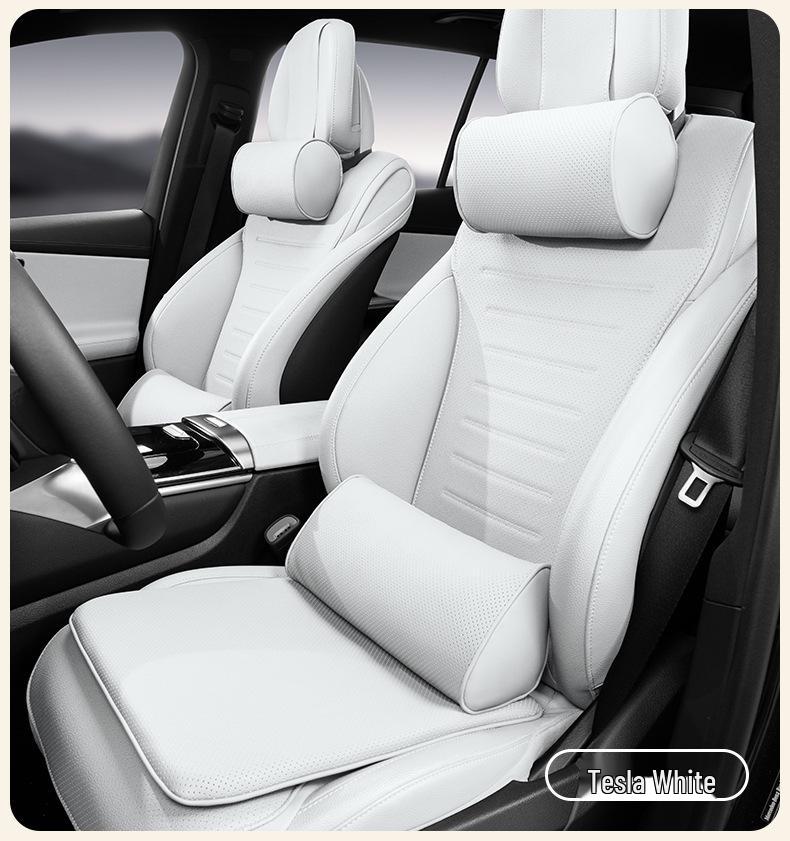 Maybach S-Class Bio-Cotton Car Seat Cushion Set with Headrest and Lumbar Support Pillow