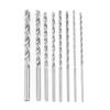8PCS Extra Long HIGHSPEED Steel Drill BITS for Wood and Metal