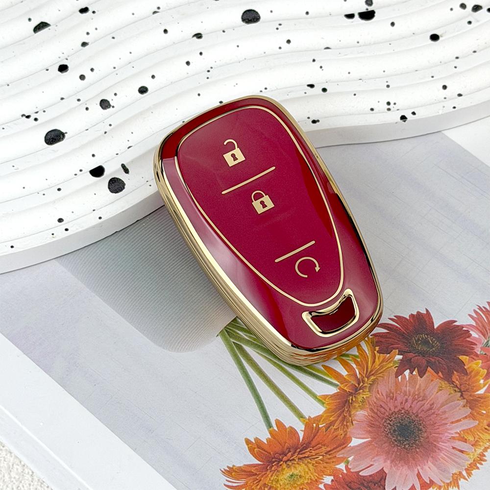 TPU Car Key Fob Cover Case for Chevrolet 2017-2019 Chevy Malibu Camaro Cruze Traverse Sonic Volt Bolt Equinox Spark Blazer Onix