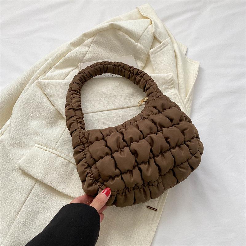 Autumn New Fashion Casual Handbag Bag Women's Retro Personality Small Square Bag Niche Trendy Underarm Bag