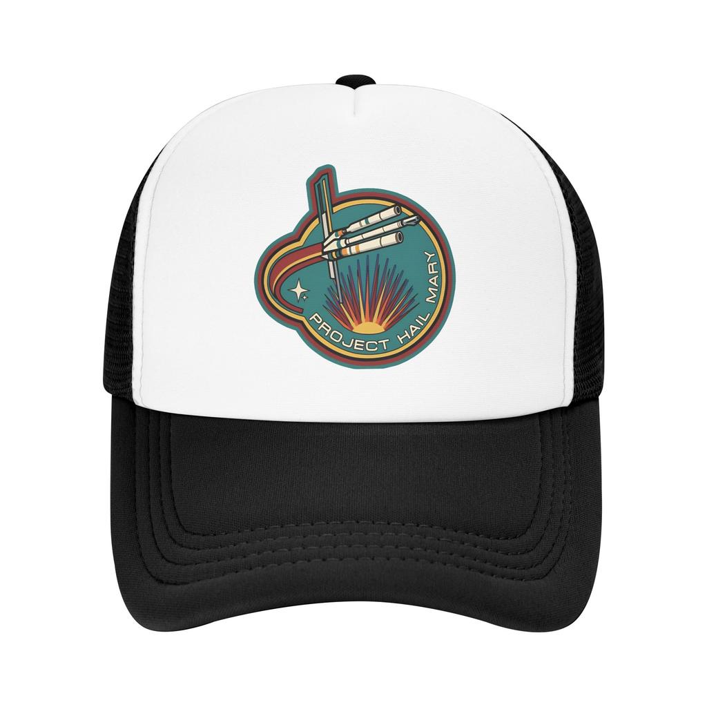 Summer Mesh Sun Hats Project Hail Mary Film Logo Baseball Cap Couple Print Tennis Skate Sun Visor Baseball Caps