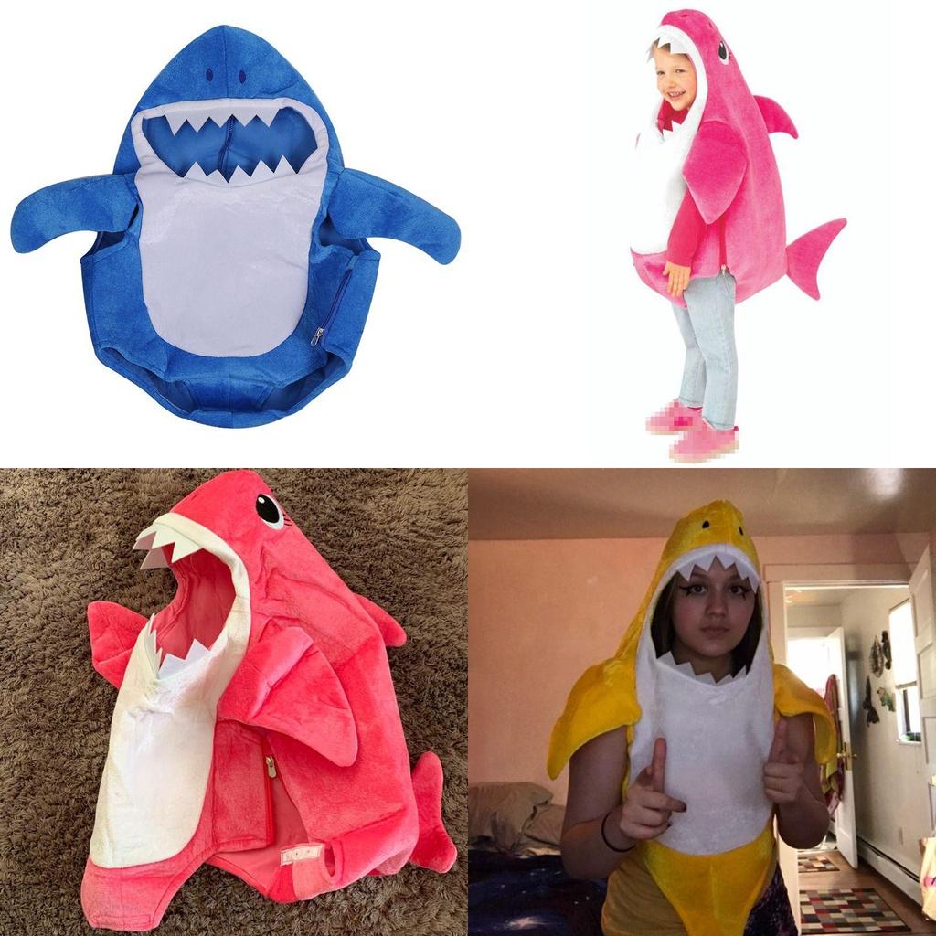 Baby Shark Cartoon Toddlers Kids Halloween Costume Fancy Dress Gifts Outfit
