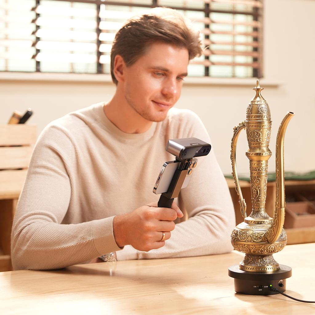 Revopoint INSPIRE 3D Scanner portátil modelo 3D digitalização 18 fps velocidade de digitalização suporte precisão de 0,2 mm