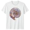 Beautiful Ammonite Fossil T-Shirt Marine Science Birthday Gift For Him And Her