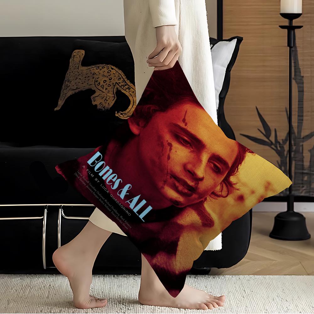 Bones and All Film Pillow Gift Home Office Decoration Bedroom Sofa Car Cushion Cover case 45x45