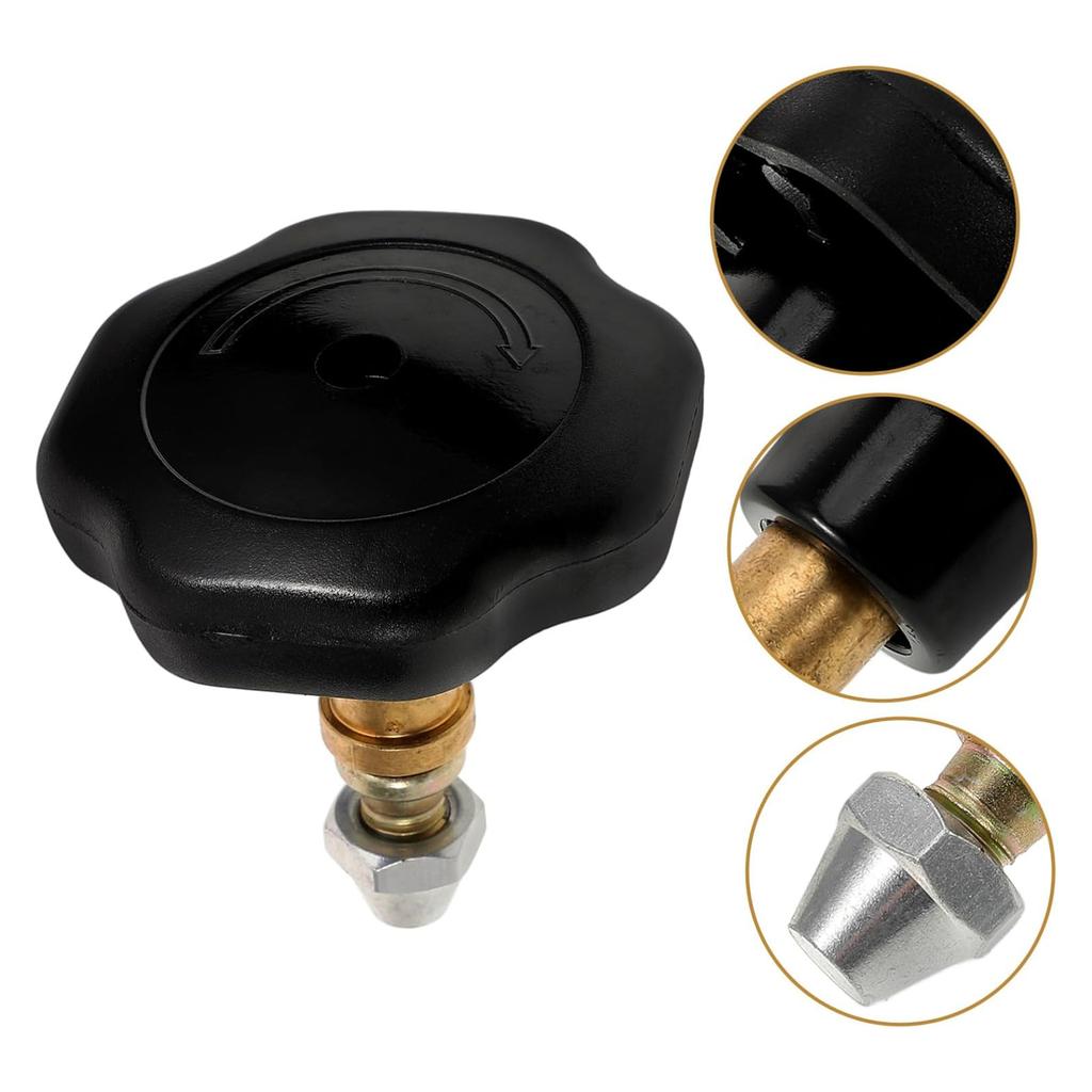 Explosion Proof Pressure Cooker Valves Set Plastic Knobs and Copper Fittings Pressure Cooker Accessories for 18-24cm Lid