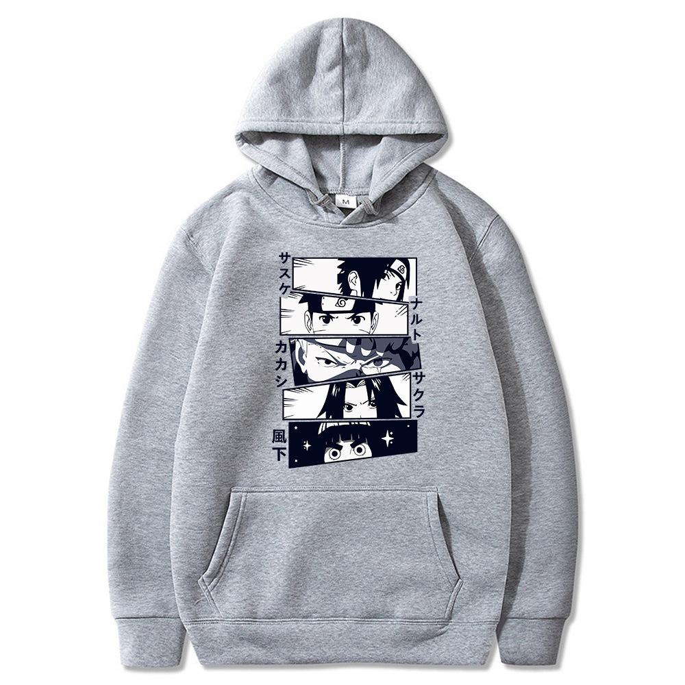 Sweater Naruto Print Hooded Sweater for Men and Women
