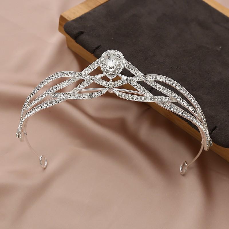 Europäischer und amerikanischer Stil Strass Brautkrone Hochzeit Stirnband