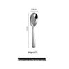 304 Stainless Steel Long Handle Flat Bottom Spoon