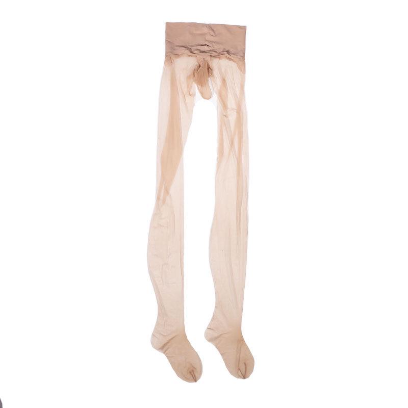Born Silky Pánské bezešvé punčochy s pouzdrem na penis - Plus Size