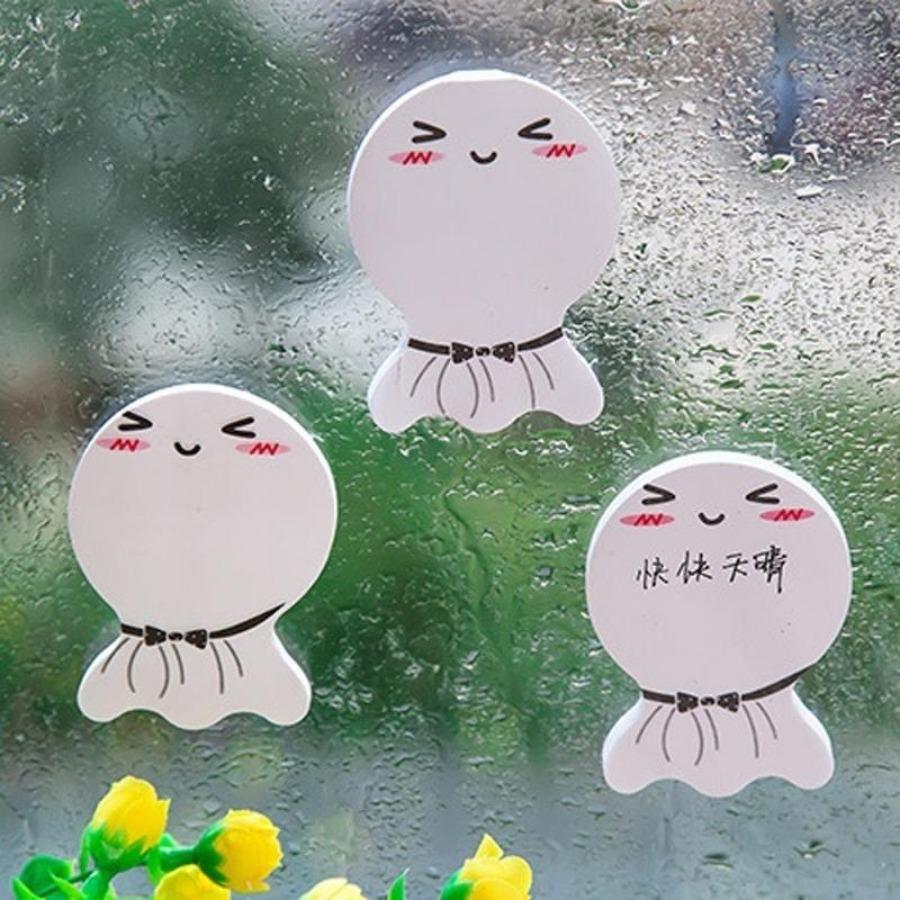 5pcs Cute Sunny Doll  Sticky Notes Memo Pad Paper Sticker Gift Cartoon Message Wall Fridge Stickers