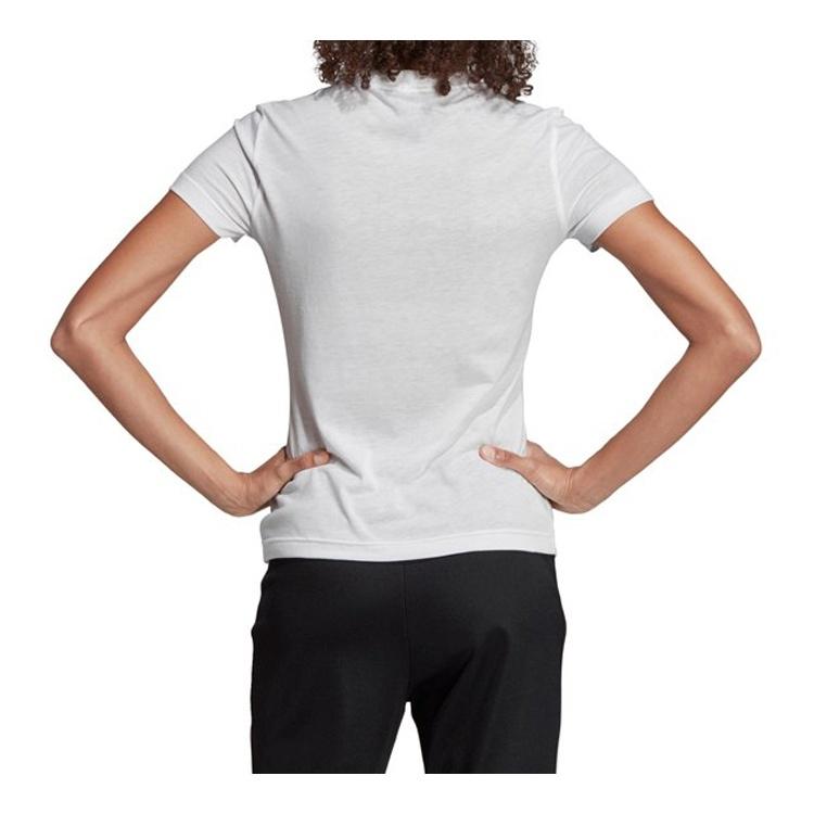 (WMNS) Adidas Logo Alphabet Printing Sports Short Sleeve White Women's DZ0013