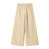 Jnleaog Autumn New Women Clothes Gold Button Decoration Double Placket Shirts 7484053 Wide Leg Pants 7484251