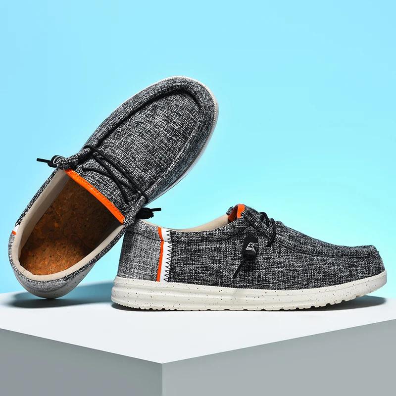 Fashion SYTK Men Casual Sneaker Canvas Shoe for MenLight Slip-on Vulcanized Comfortable Male Flats Loafers New Trainers